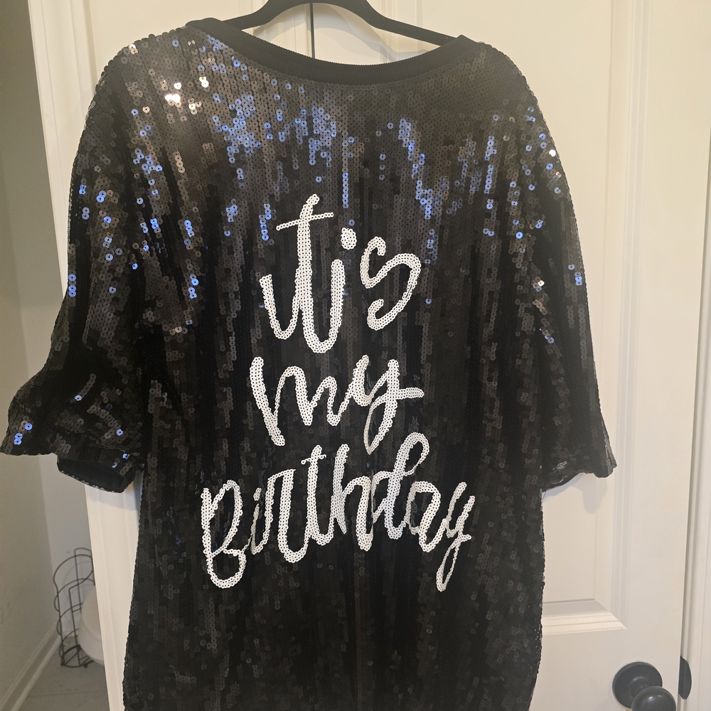 Fashion Nova Black Sequin Dress